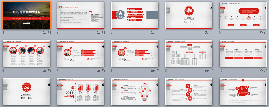 Ppt模板 創業融資路演下載15套免費模板 Tc Sharing